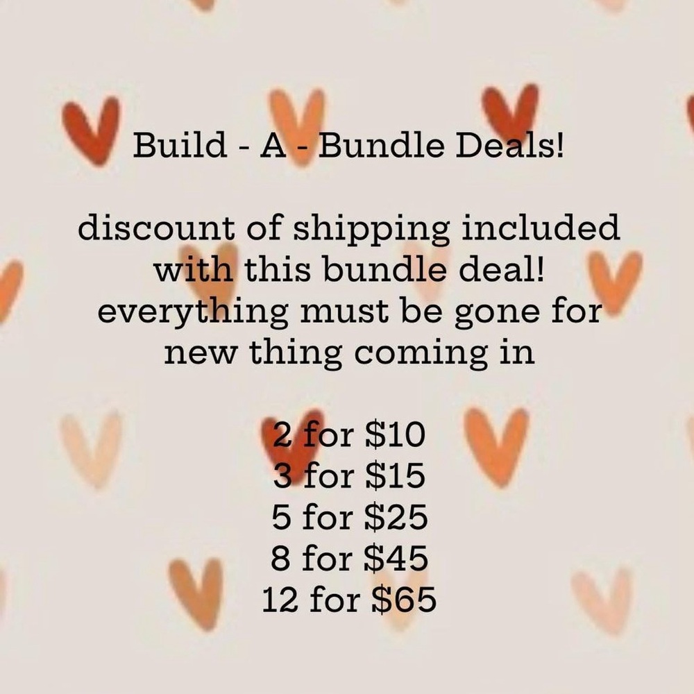 Build-A-Bundle! Discount shipping!
